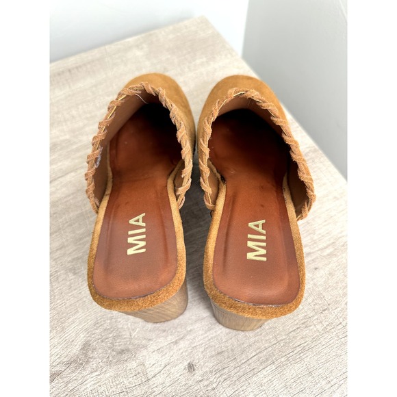 Mia Y2K Wooden Slip On Clogs - Picture 5 of 7